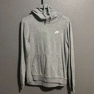 Women’s Gray Nike Turtleneck Hoodie